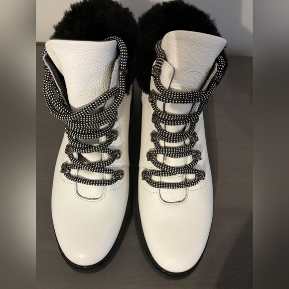 M. Gemi The Alpi White Combat Boot - Picture 2 of 8